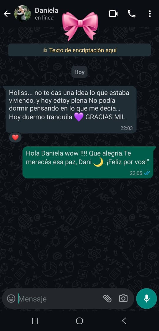 Testimonio WhatsApp