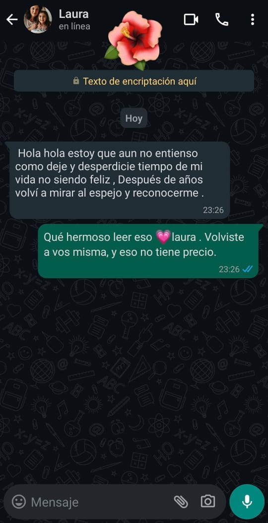Testimonio WhatsApp
