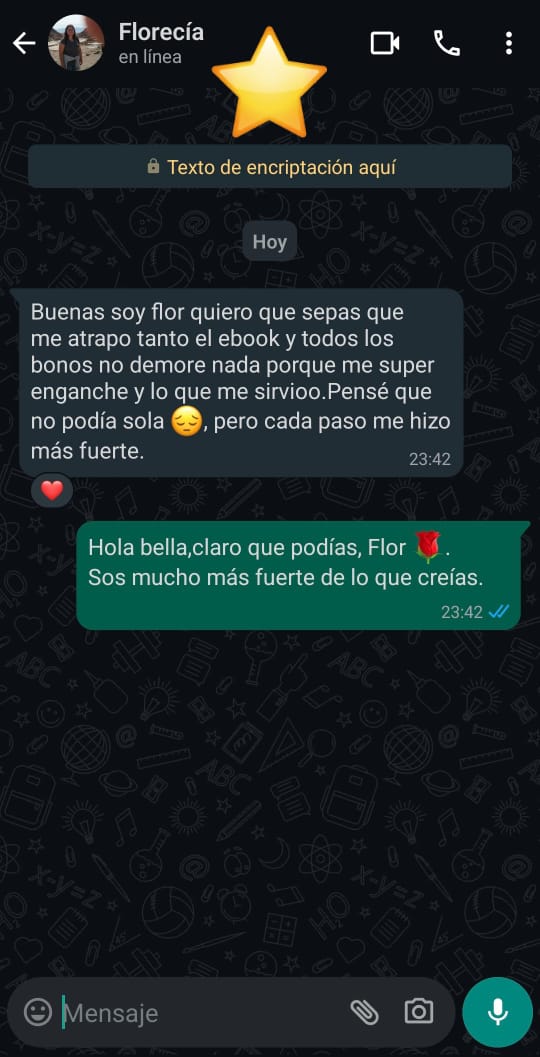 Testimonio WhatsApp